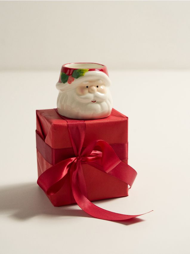 Sinsay - Vonná sviečka so sviatočným motívom Chockolate Orange - červená