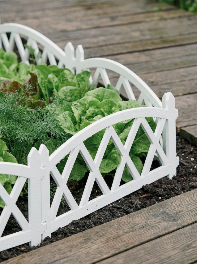 Sinsay - Gard de grădină 4 pack - alb