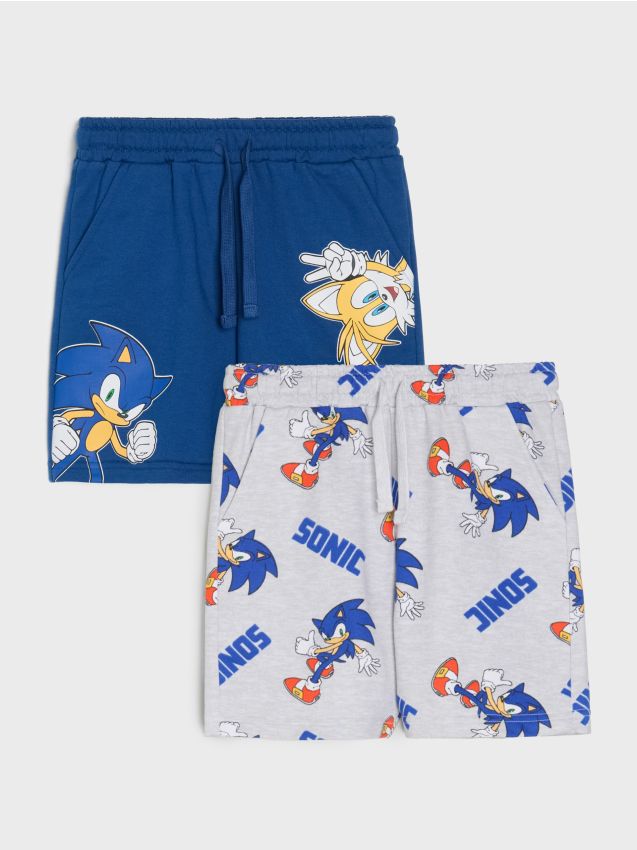 Sinsay - Set de 2 perechi de pantaloni scurți Sonic The Hedgehog - multicolor