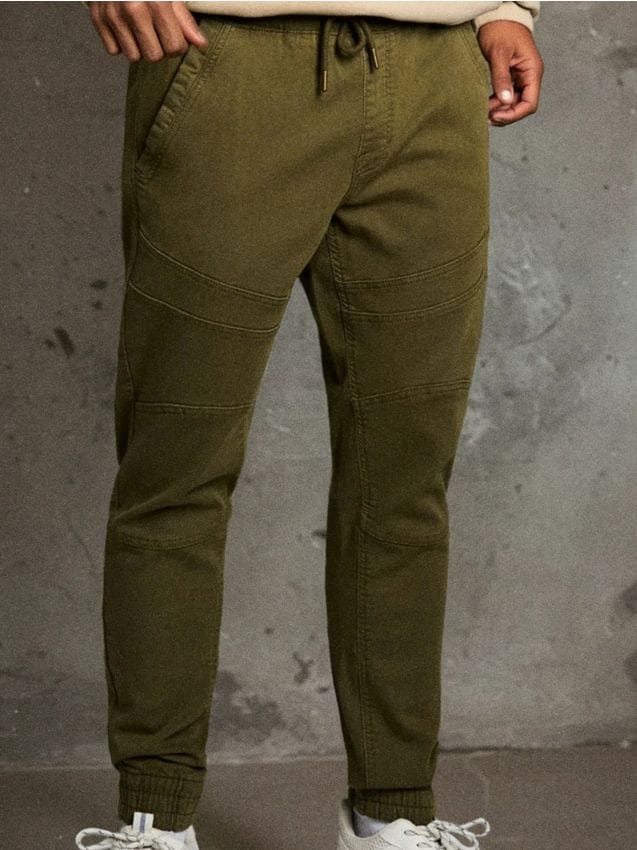 Sinsay - Pantaloni jogger - kaki