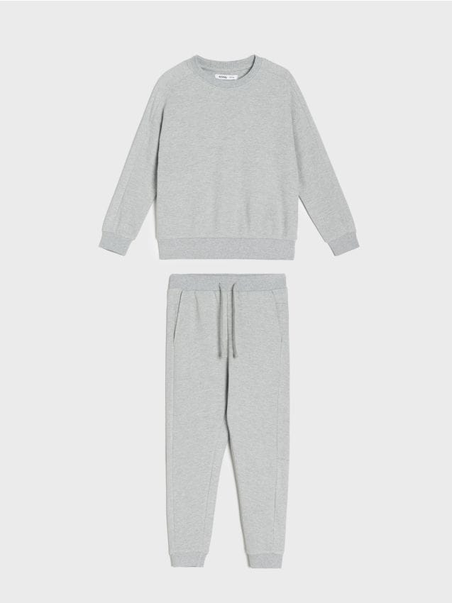 Sinsay - Úpletová súprava - svetlošedá