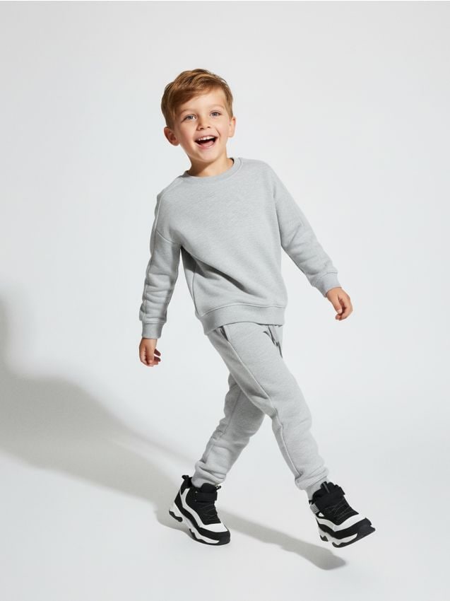 Sinsay - Úpletová súprava - svetlošedá