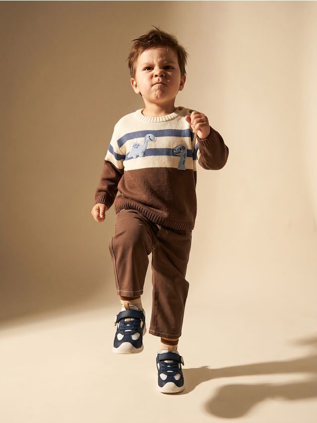 Sinsay - Sneakers cu talpă interioară cu adaos de piele naturală PICIOR SĂNĂTOS - bleumarin