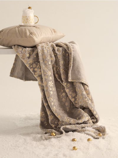 Karácsonyi mintás takaró