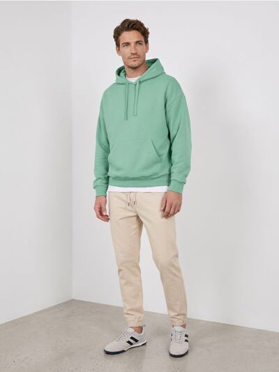 Hoodie comfort fit με βαμβάκι