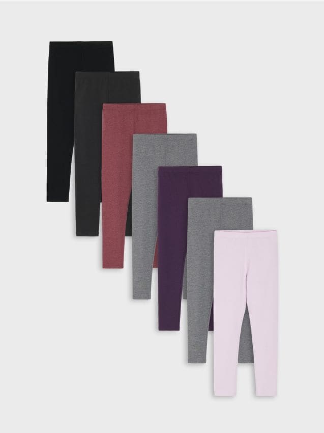 Sinsay - Colanți din bumbac, set de 5 bucăți - multicolor