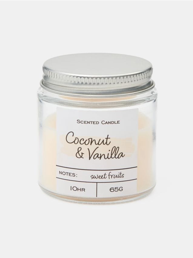 Sinsay - Lumânare parfumată Coconut & Vanilla - nude