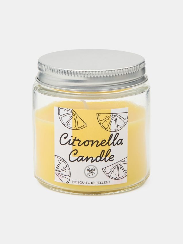Sinsay - Lumânare repelentă împotriva țânțarilor Citronella - galben