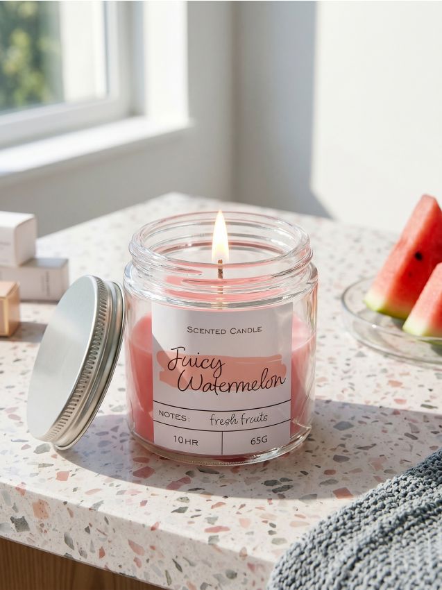 Candela profumata Juicy Watermelon - corallo