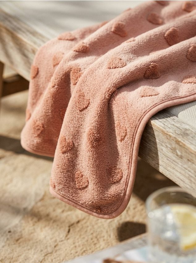 Sinsay - Prosop de baie cu model inimi - multicolor