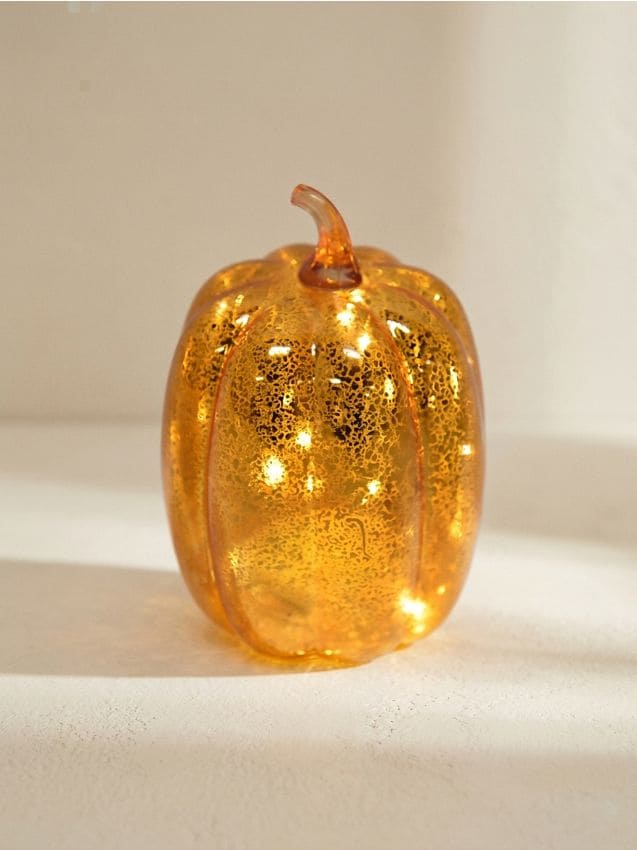 Sinsay - Lampă decorativă LED în formă de dovleac - portocaliu