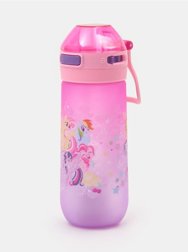 Sinsay - Sticlă de apă cu mâner și pai My Little Pony - multicolor
