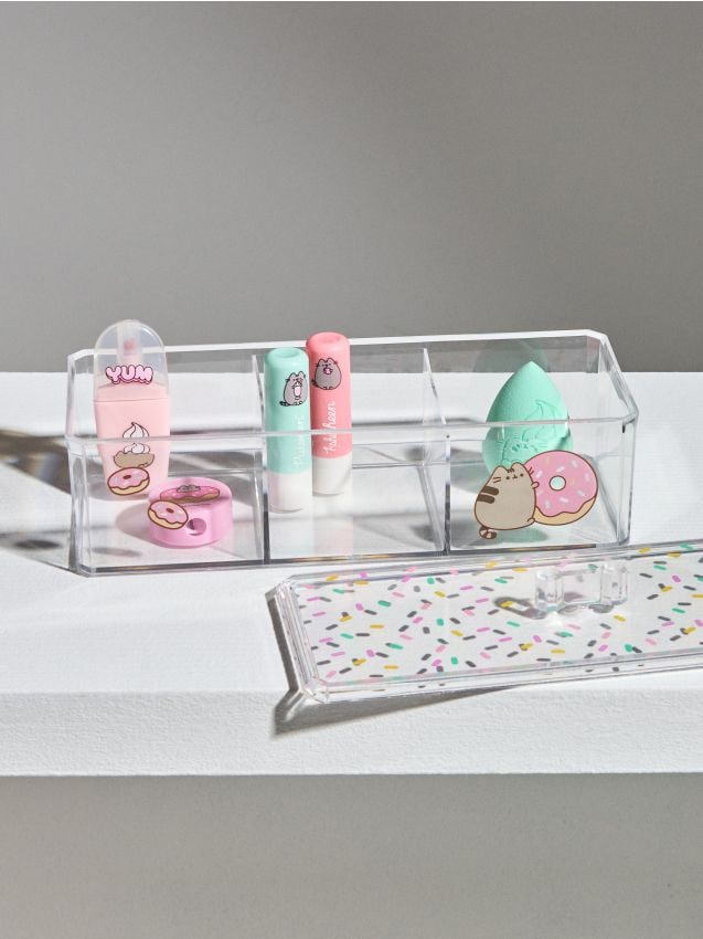Sinsay - Organizator de cosmetice Pusheen the Cat - clear
