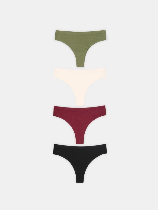 Sinsay - Chiloți brazilieni 4 pack - multicolor