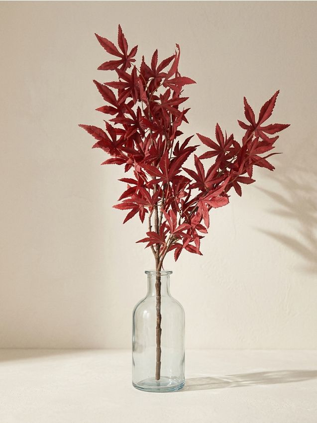 Sinsay - Plantă decorativă sub formă de ramură de arțar japonez - roșu