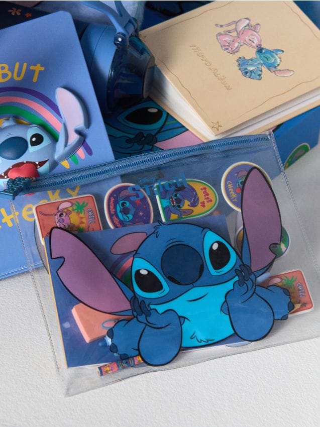 Sinsay - Set de rechizite școlare Stitch 6 pack - indigo