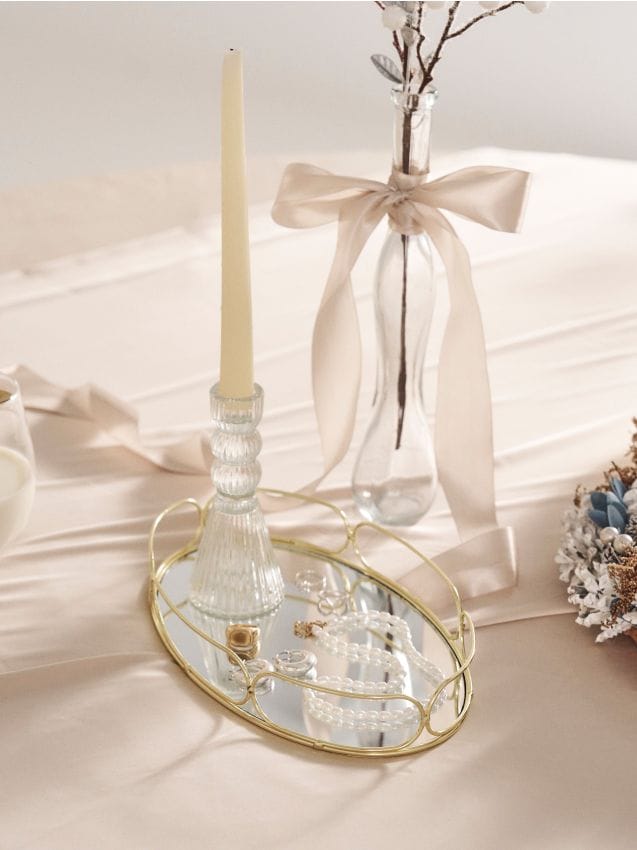 Sinsay - Dekoratívny podnos s ozdobnými okrajmi - zlatá