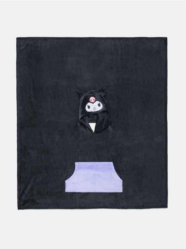 Sinsay - Pătură cu glugă Kuromi - negru