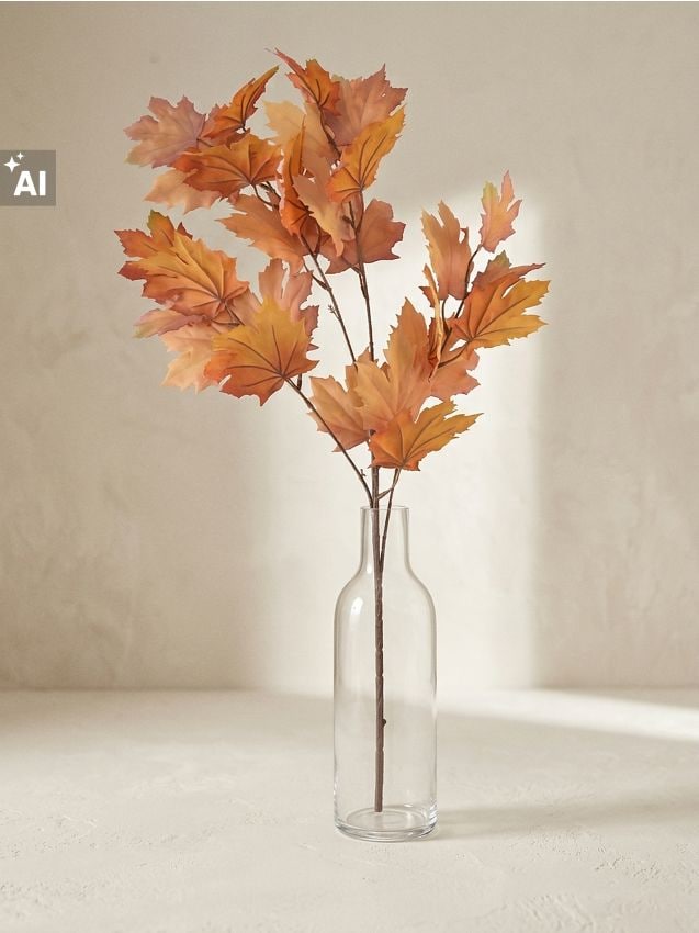 Sinsay - Plantă decorativă – ramură de arțar - galben