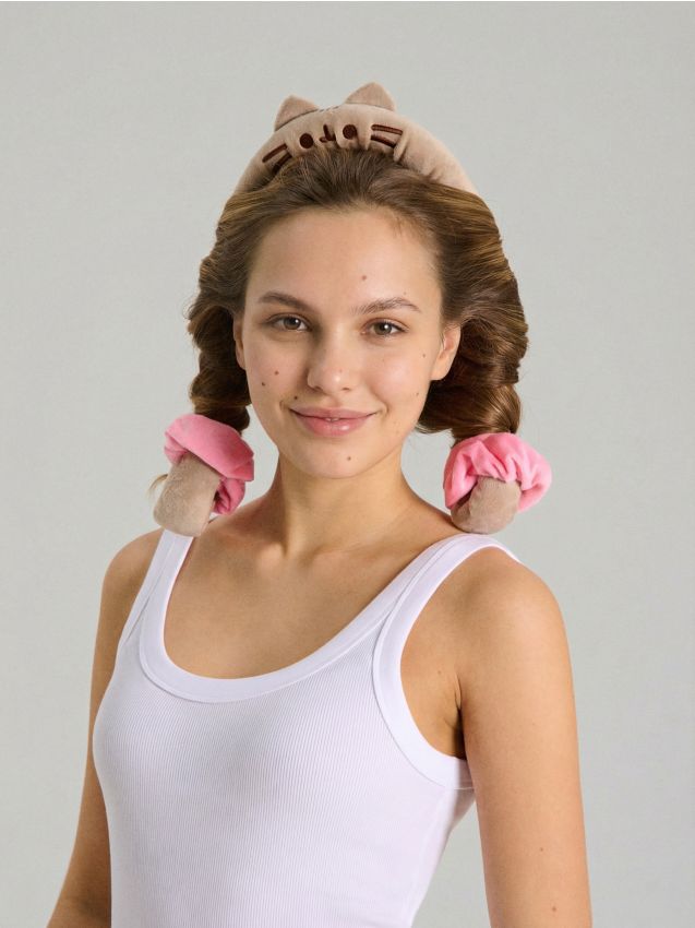 Sinsay - Set pentru ondulat părul Pusheen The Cat - bej