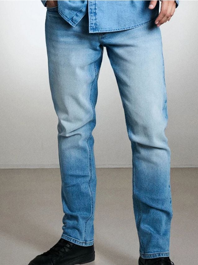 Sinsay - Skinny džínsy - modrá