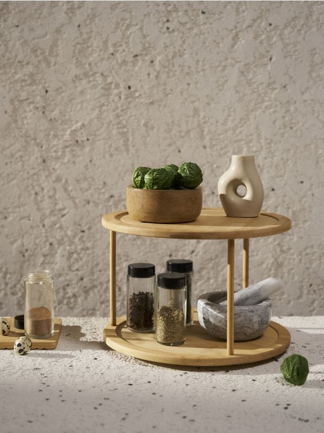 Sinsay - Otočný kuchynský organizér - béžová