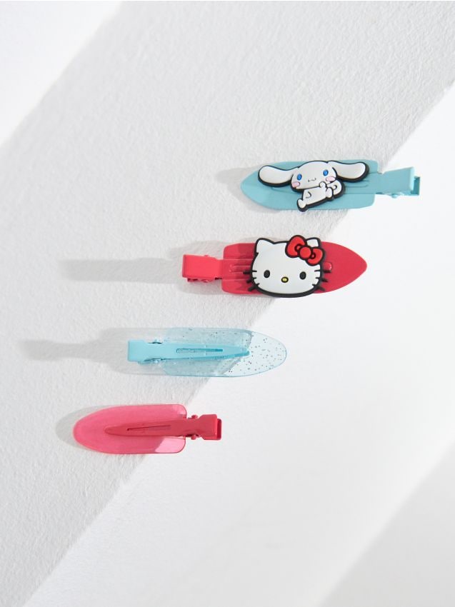 Sada 4 sponek do vlasů Hello Kitty - SINSAY