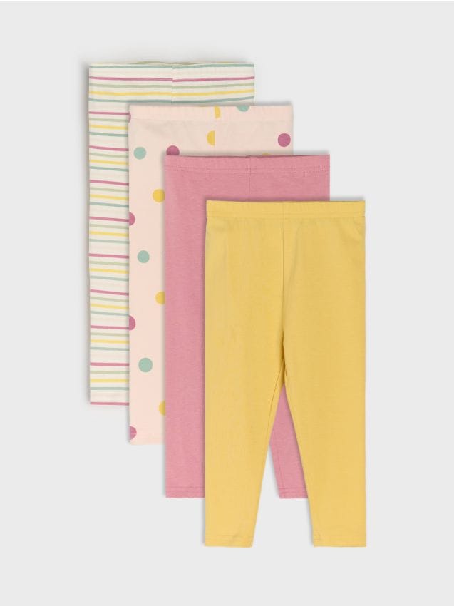 Sinsay - Súprava 4 legín - krémová