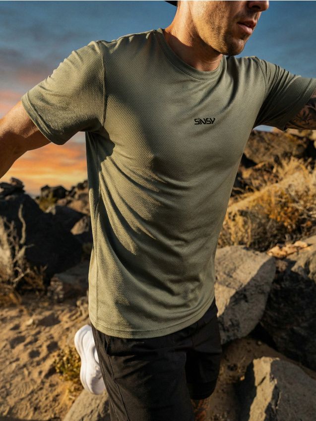 Sinsay - Tricou sport SNSY PERFORMANCE - verde-pal