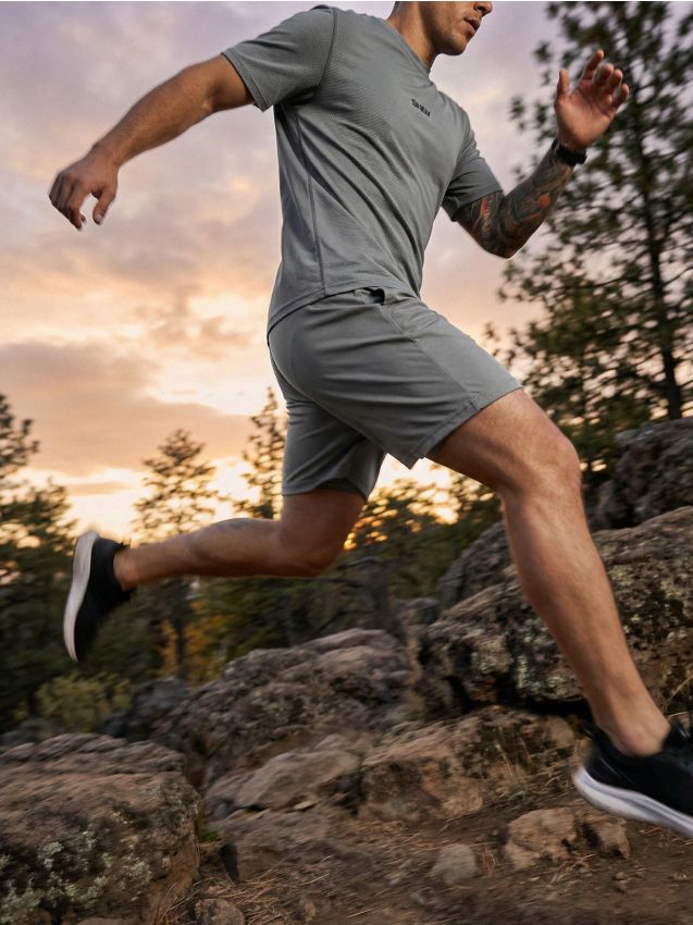 Sinsay - Tricou sport SNSY PERFORMANCE - gri deschis