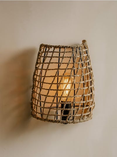 Pleteni zidni luster