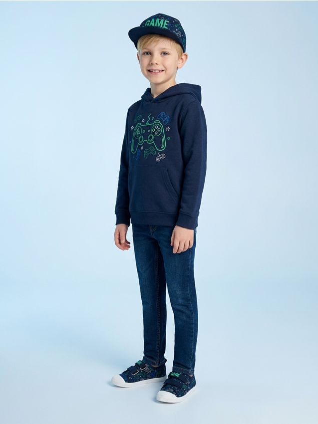 Sinsay - Teniși cu prindere cu scai - negru