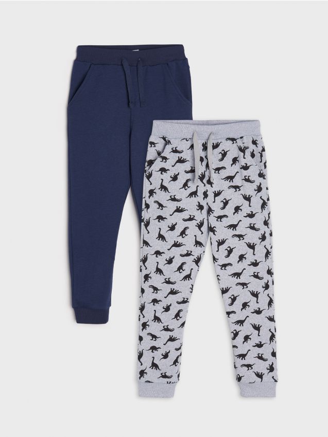 Sinsay - Set de 2 perechi de pantaloni sport - gri deschis