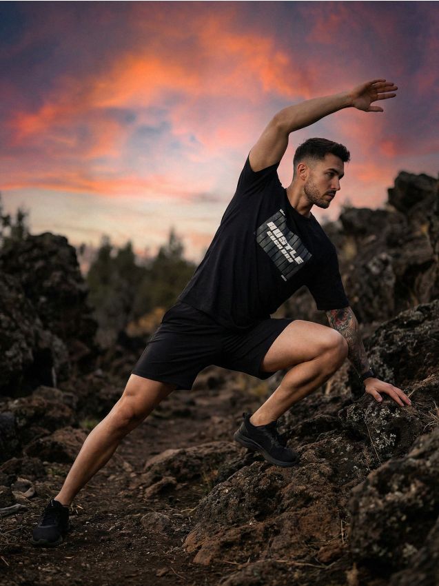 Sinsay - Tricou cu mânecă scurtă slim fit - negru