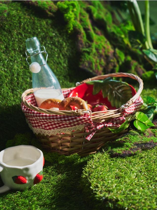 Sinsay - Coș de picnic - roșu