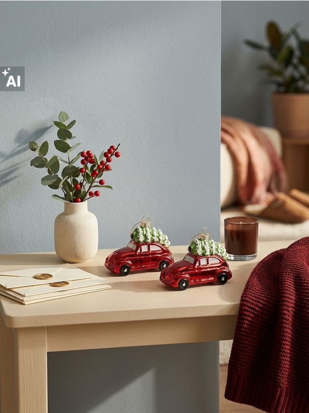 Sinsay - Ziemassvētku eglītes rotājumi automašīnu