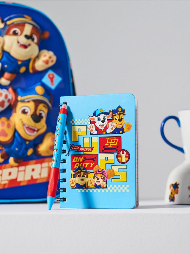 Sinsay - Set: carnet și stilou/pix PAW Patrol - albastru