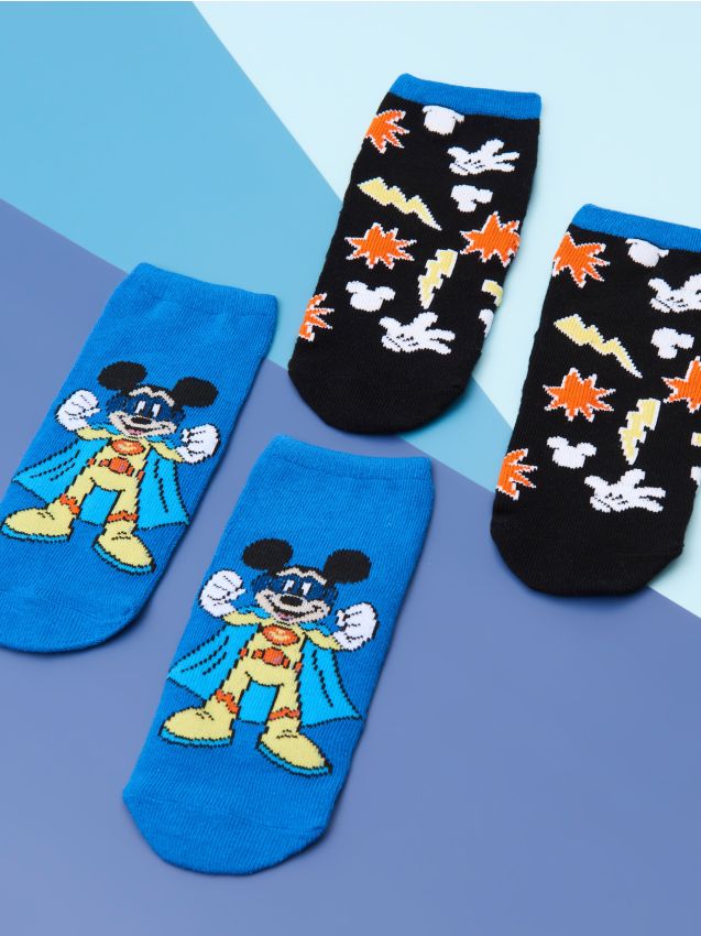 Sinsay - Súprava 2 párov ponožiek Mickey Mouse - viacfarebná