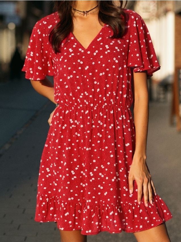 Kleid Aus Viskose - SINSAY