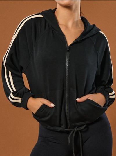 Hoodie mit Reißverschluss Gym Hard