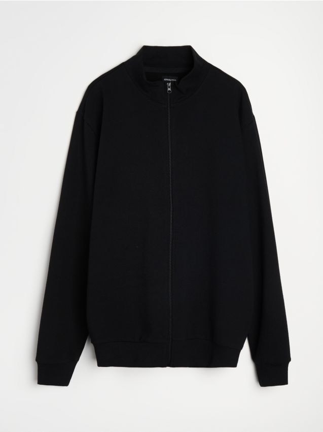 Sinsay - Bluza bomberka - czarny