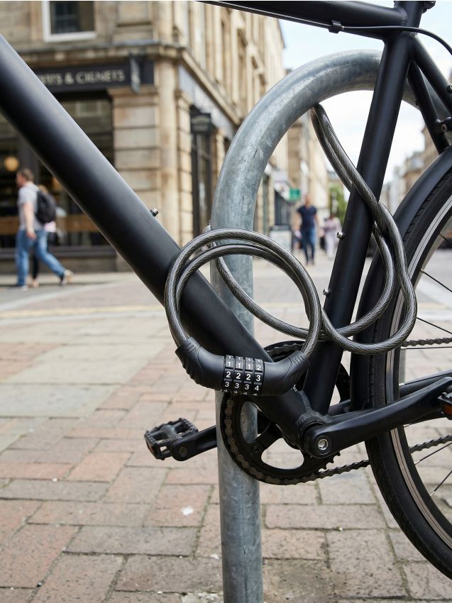 Sinsay - Antifurt pentru bicicletă cu cod - negru