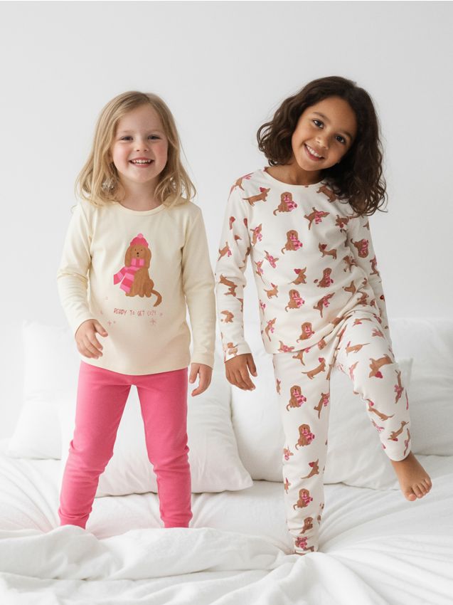 Sinsay - Dvojdielne pyžamy – balenie 2 kusy - broskyňová