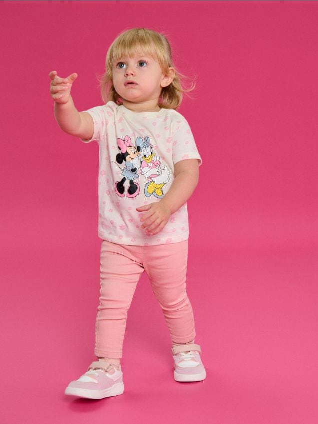 Sinsay - Colanți din denim - roz