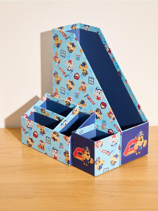 Sinsay - Set organizatoare de birou 3 pack PAW Patrol - light blue