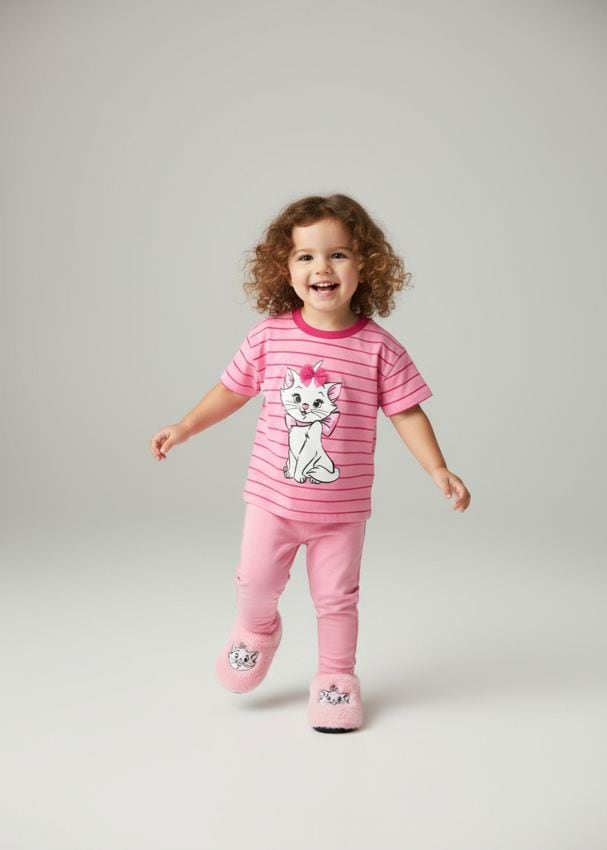 Sinsay - Bawełniana koszulka z nadrukiem Marie - różowy