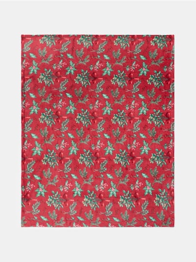 Pleds ar ziemas motīvu