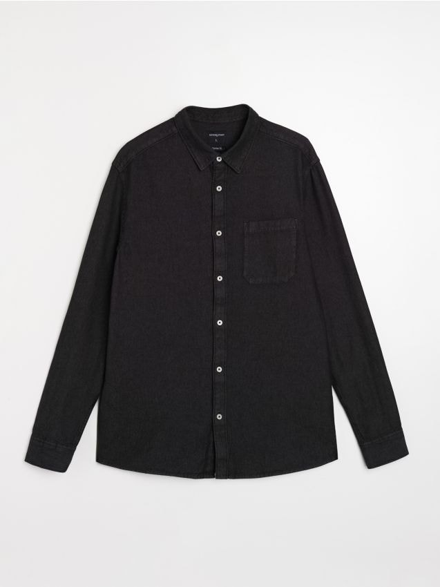 Sinsay - Cămașă din bumbac - gri