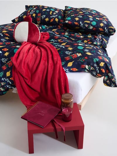 Deka s božićnim printom