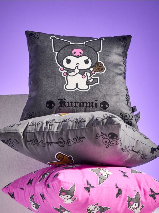 Sinsay - Fată de pernă decorativă Kuromi - negru